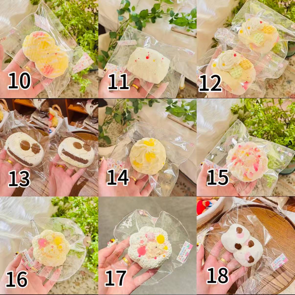 【12Xininl】-柔らかくもちもちしたシリコン製の押しつぶし玩具-（予約商品）