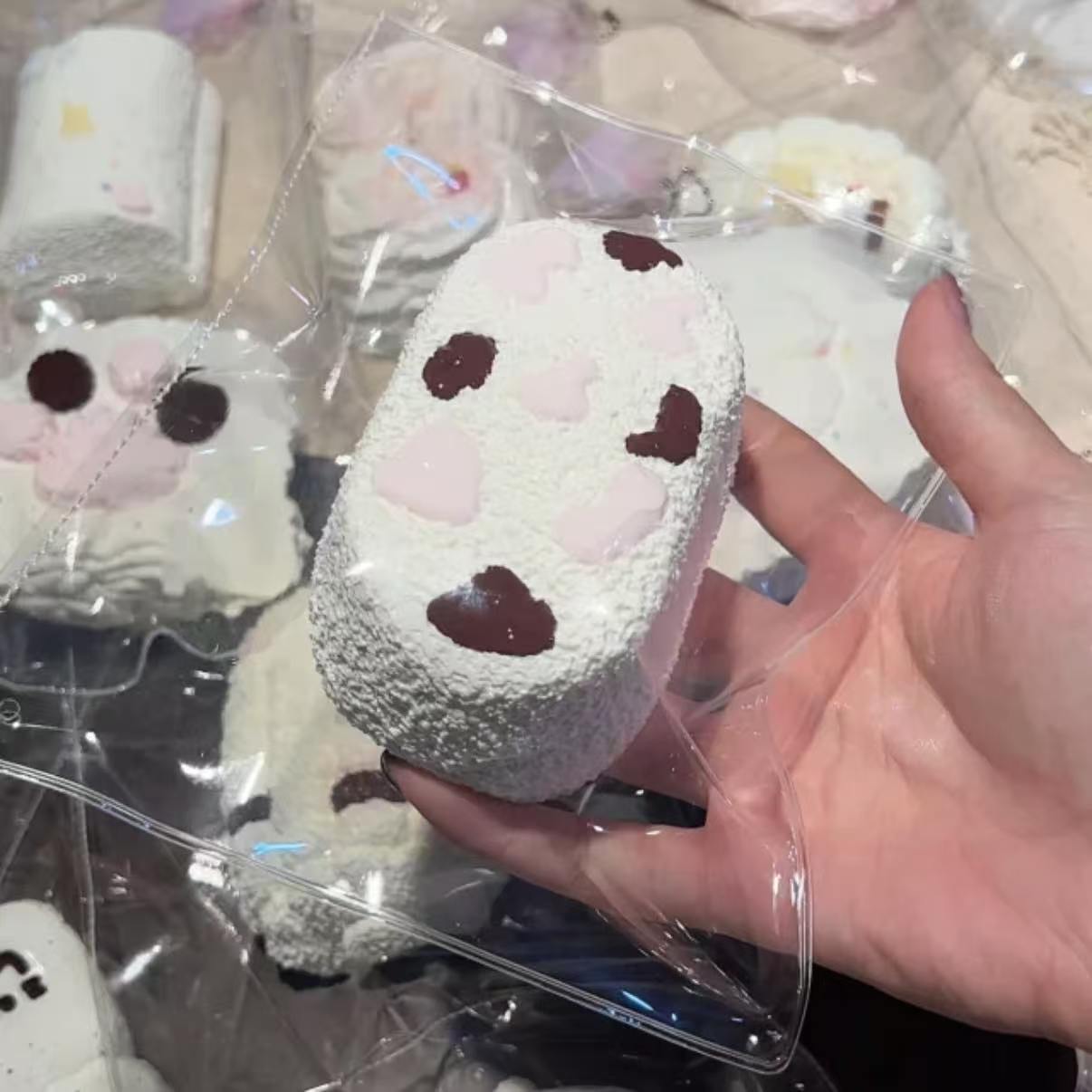 【霉了个霉-新品二開予約】柔らかくねっとりしたシリコン製の押しつぶし玩具（予約締切は8月4日19時40分）