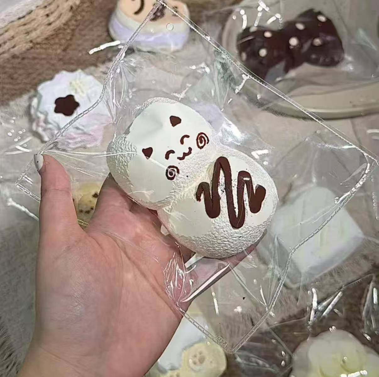 【大小姐家手作館-7月新商品】-柔らかくもちもちしたシリコン製の押しつぶし玩具、（予約商品は7月16日20:05まで）