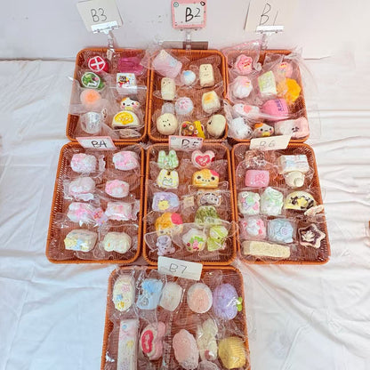 【Mochimochi Akuse】B1, B2, B3 Series Squeezable Toys Collection