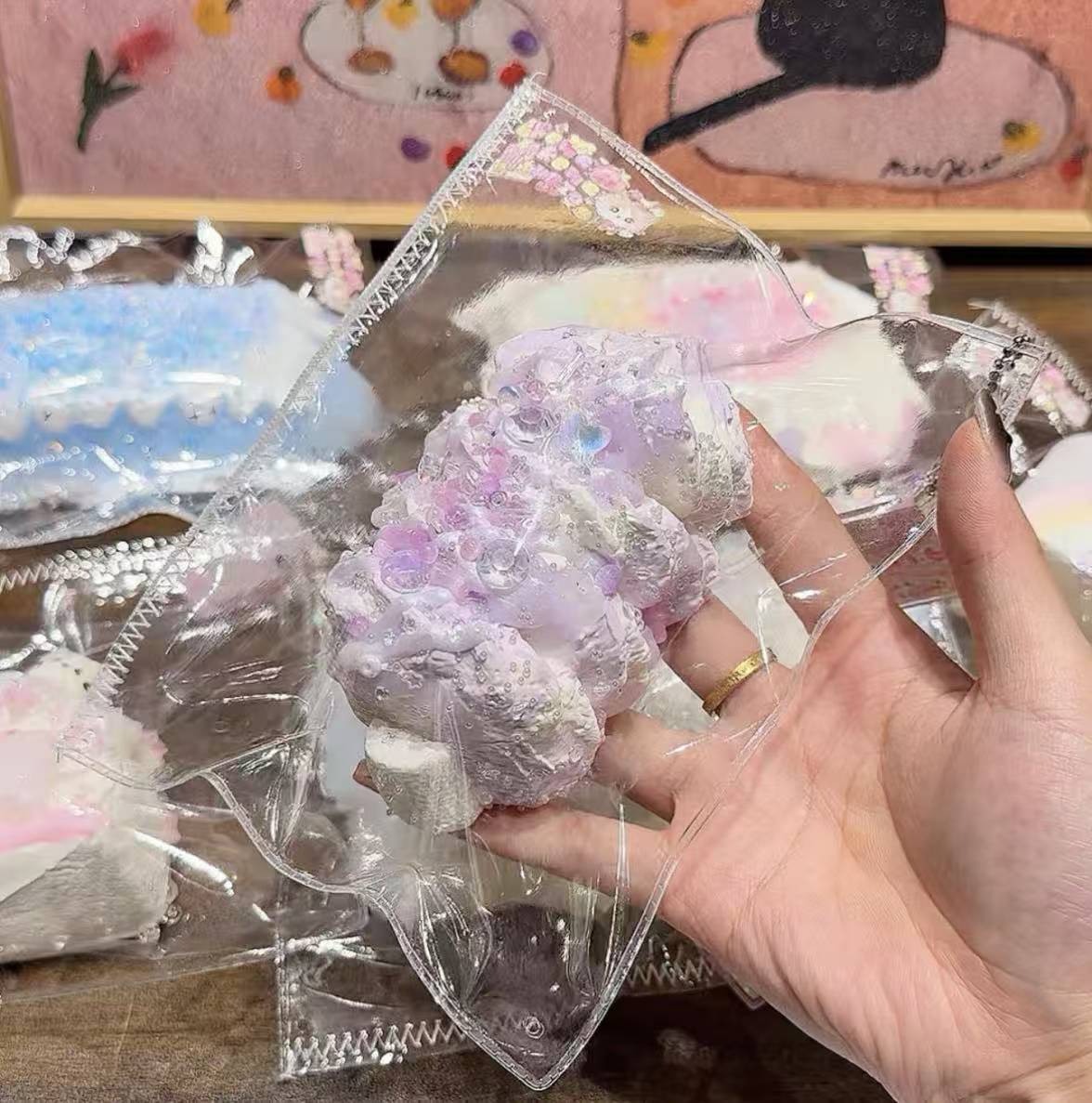 【Kengkeng-新品予約】柔らかくもちもちしたシリコン製スローリバウンド解圧玩具（予約締切は9月20日19:07）
