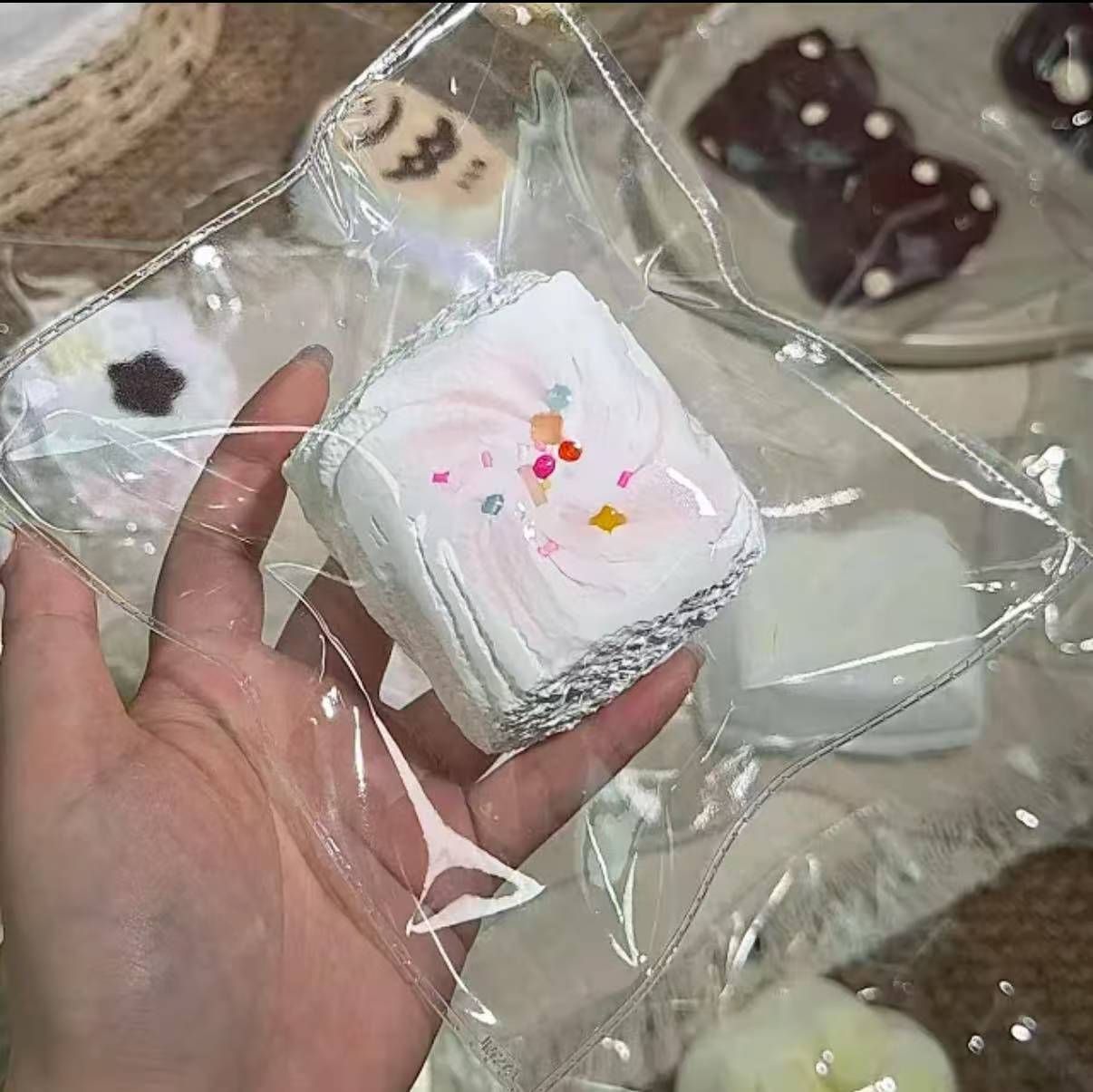 【大小姐家手作館-7月新商品】-柔らかくもちもちしたシリコン製の押しつぶし玩具、（予約商品は7月16日20:05まで）