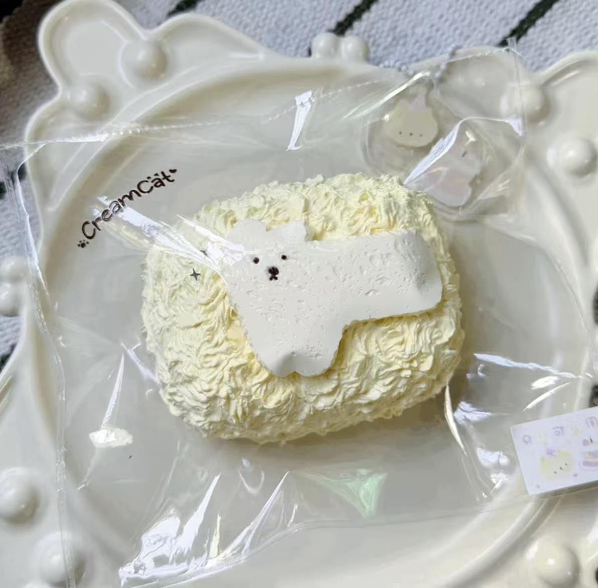 【クリームキャットCreamCat-新商品予約】柔らかくもちもちしたシリコン製スローリバウンドでストレス解消できるおもちゃ（予約締切は9月27日20:00）