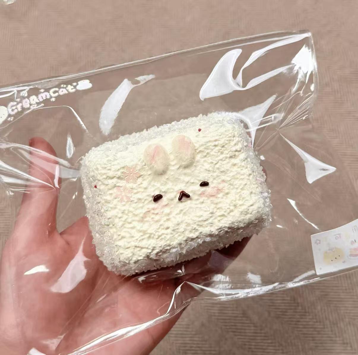 【奶油猫CreamCat-7月新商品予約】-柔らかくもちもちしたシリコン製の押しつぶし玩具（予約締切は7月25日20:00）