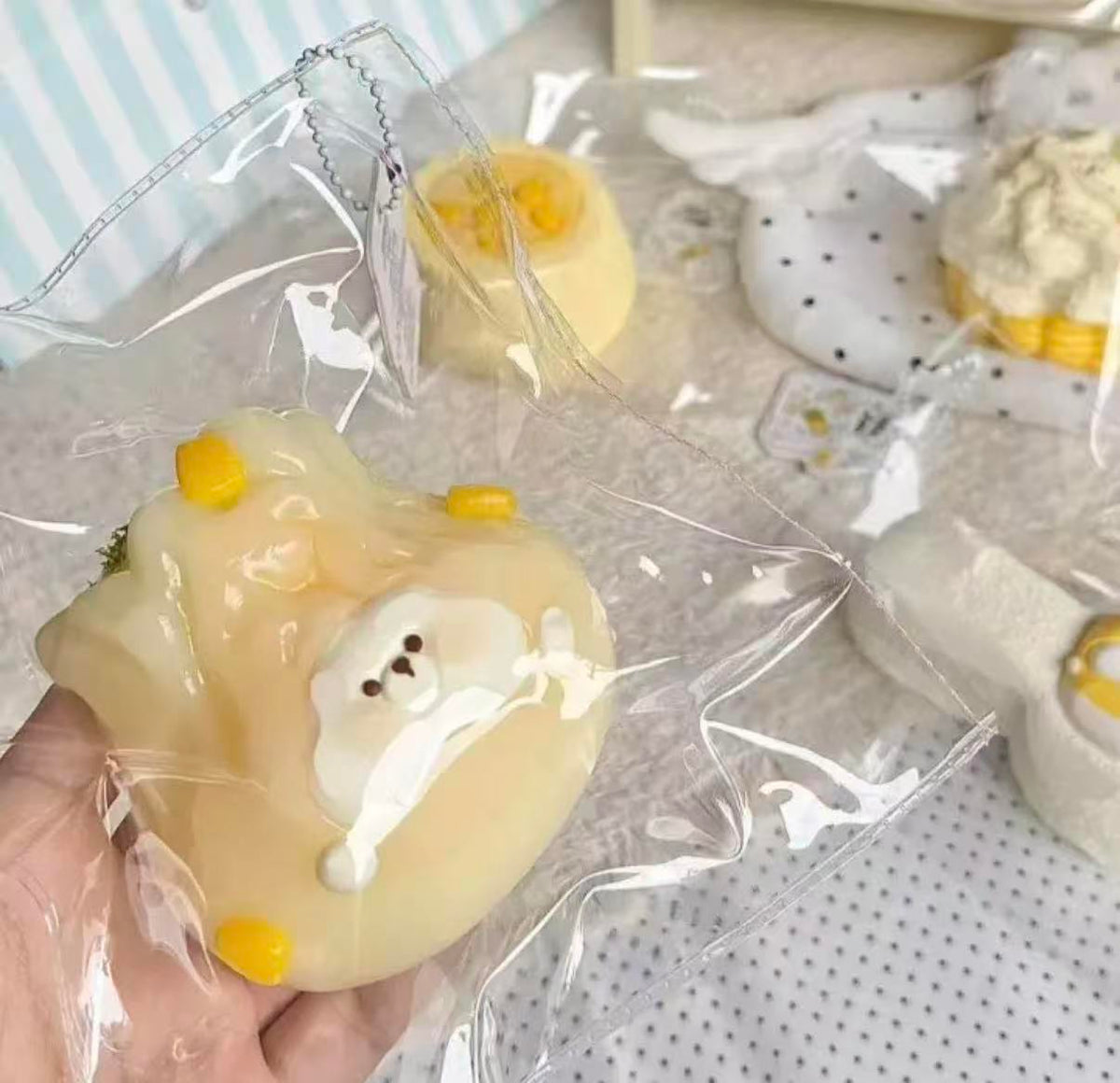 【哈哈静-新品予約】柔らかくもちもちしたシリコン製の圧縮・捏ねおもちゃ（予約締切は9月14日19:00）