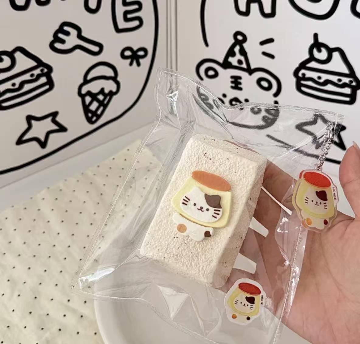 【厚米捏捏事务所-新品予約】柔らかくもちもちしたシリコン製のゆっくり反発するストレス解消用ねんねおもちゃ（予約締切は9月27日19:00）