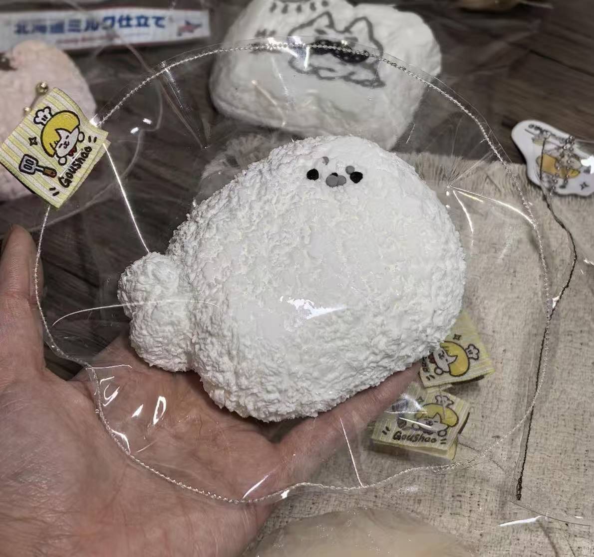 【冰冷の狗少-新品予約】柔らかくもちもちしたシリコン製スローリバウンド解圧捏ねおもちゃ（予約締切は9月24日20:00）