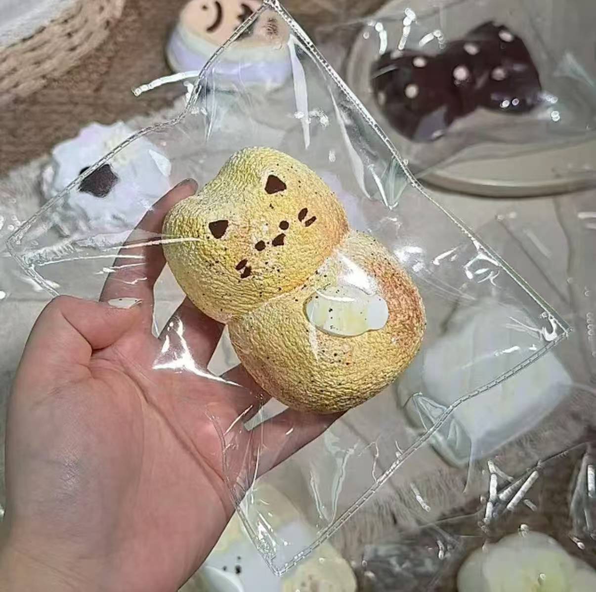 【大小姐家手作館-7月新商品】-柔らかくもちもちしたシリコン製の押しつぶし玩具、（予約商品は7月16日20:05まで）