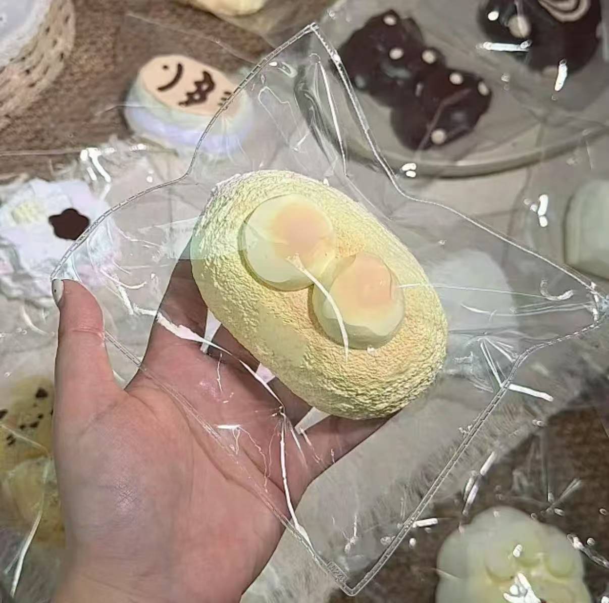 【大小姐家手作館-7月新商品】-柔らかくもちもちしたシリコン製の押しつぶし玩具、（予約商品は7月16日20:05まで）