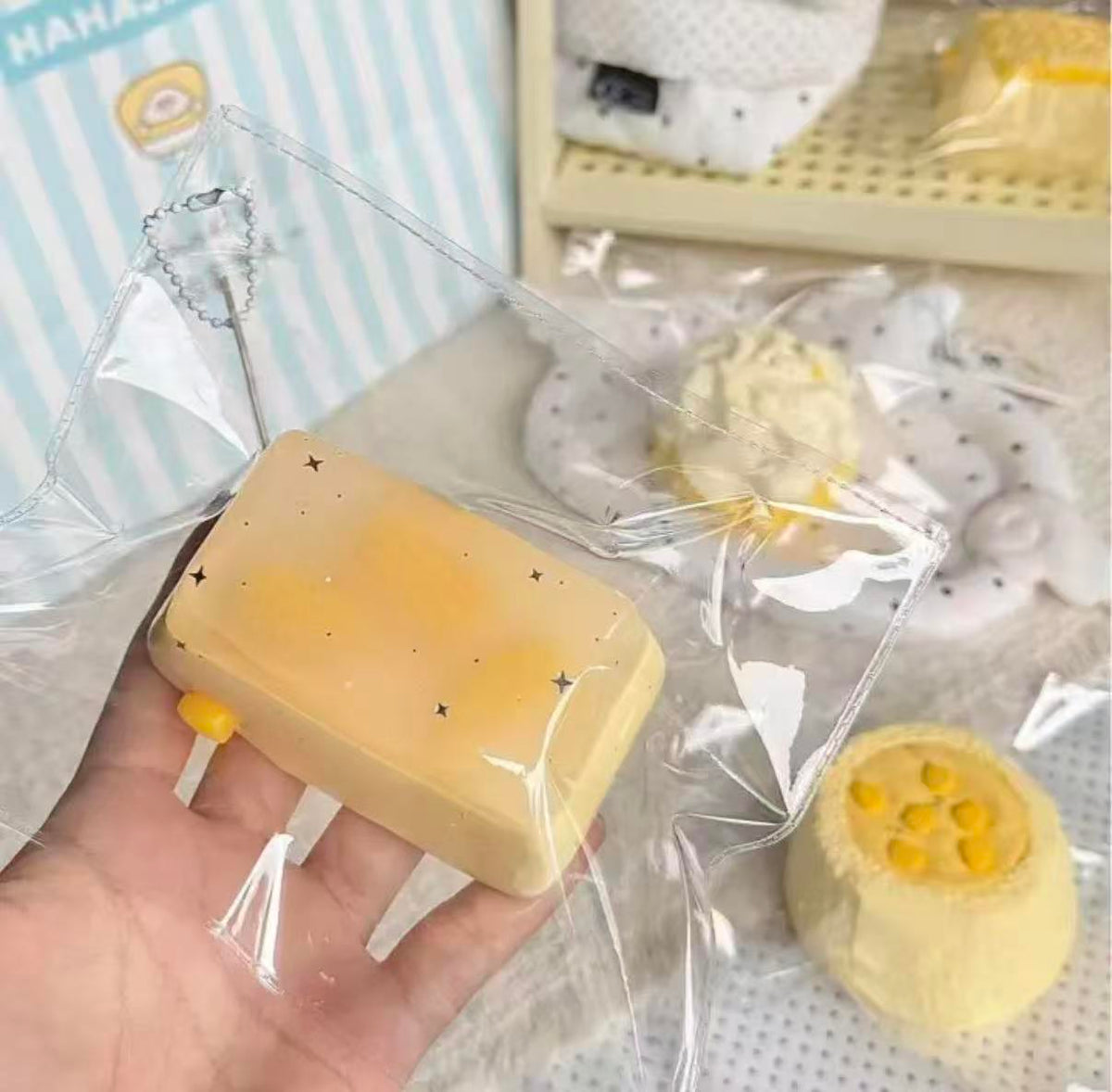 【哈哈静-新品予約】柔らかくもちもちしたシリコン製の圧縮・捏ねおもちゃ（予約締切は9月14日19:00）