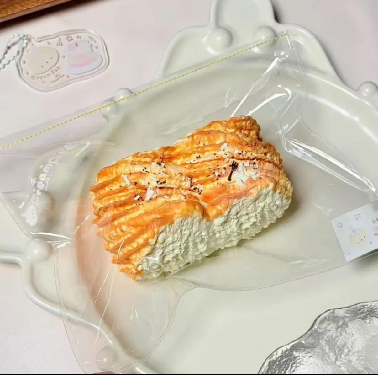 【クリーム猫-新商品予約）-柔らかくもちもちしたシリコン製の押しつぶし玩具、（予約商品は7月19日19:00まで）