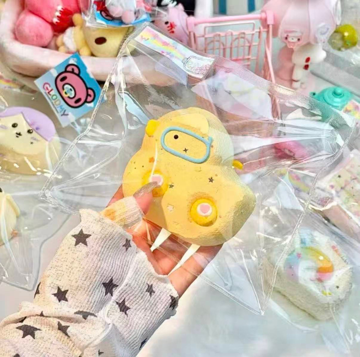 【奇奇怪怪-新品予約】柔らかくもちもちしたシリコン製、ゆっくり反発してストレス解消、捏ね（予約締切は10月3日20:30）