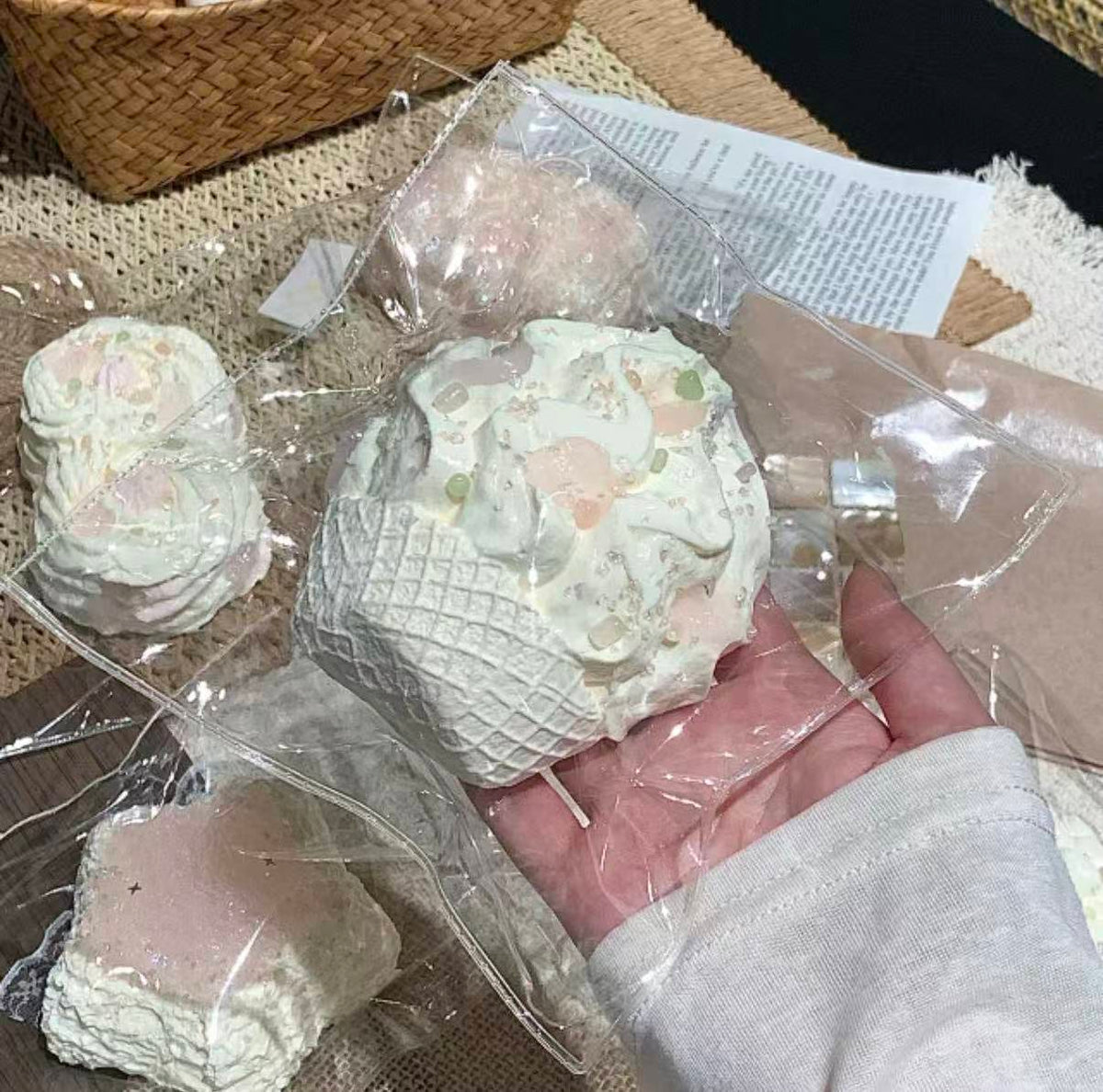 【奶油乔一-新品予約】柔らかくもちもちしたシリコン製で、ゆっくり反発し、ストレス解消、つまむ（予約締切は9月30日19:00）