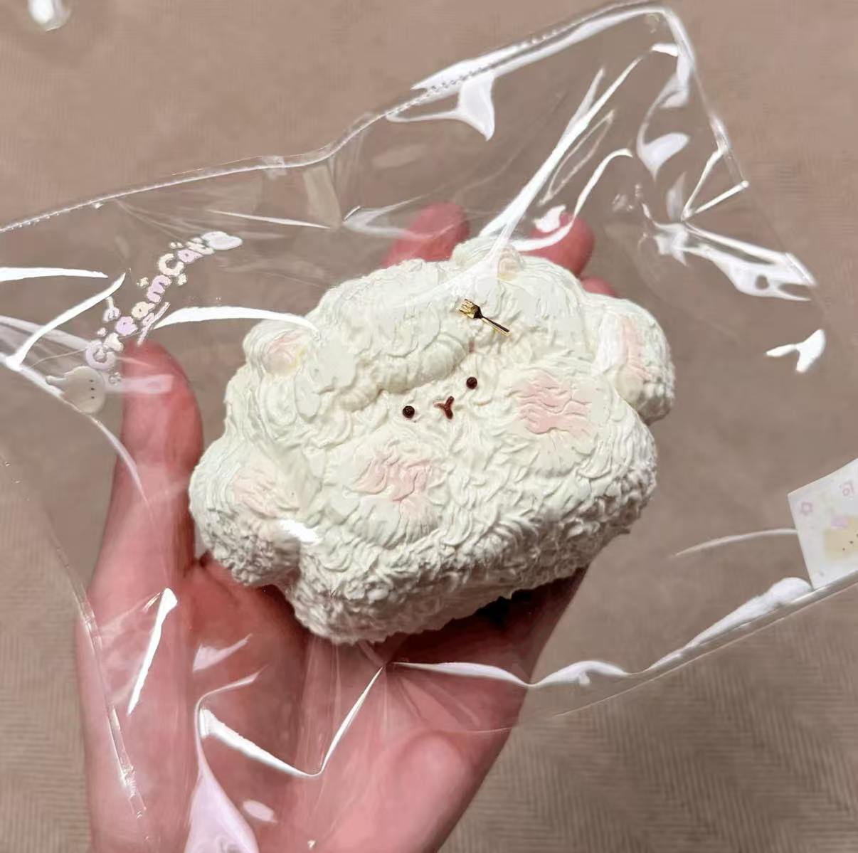【奶油猫CreamCat-7月新商品予約】-柔らかくもちもちしたシリコン製の押しつぶし玩具（予約締切は7月25日20:00）