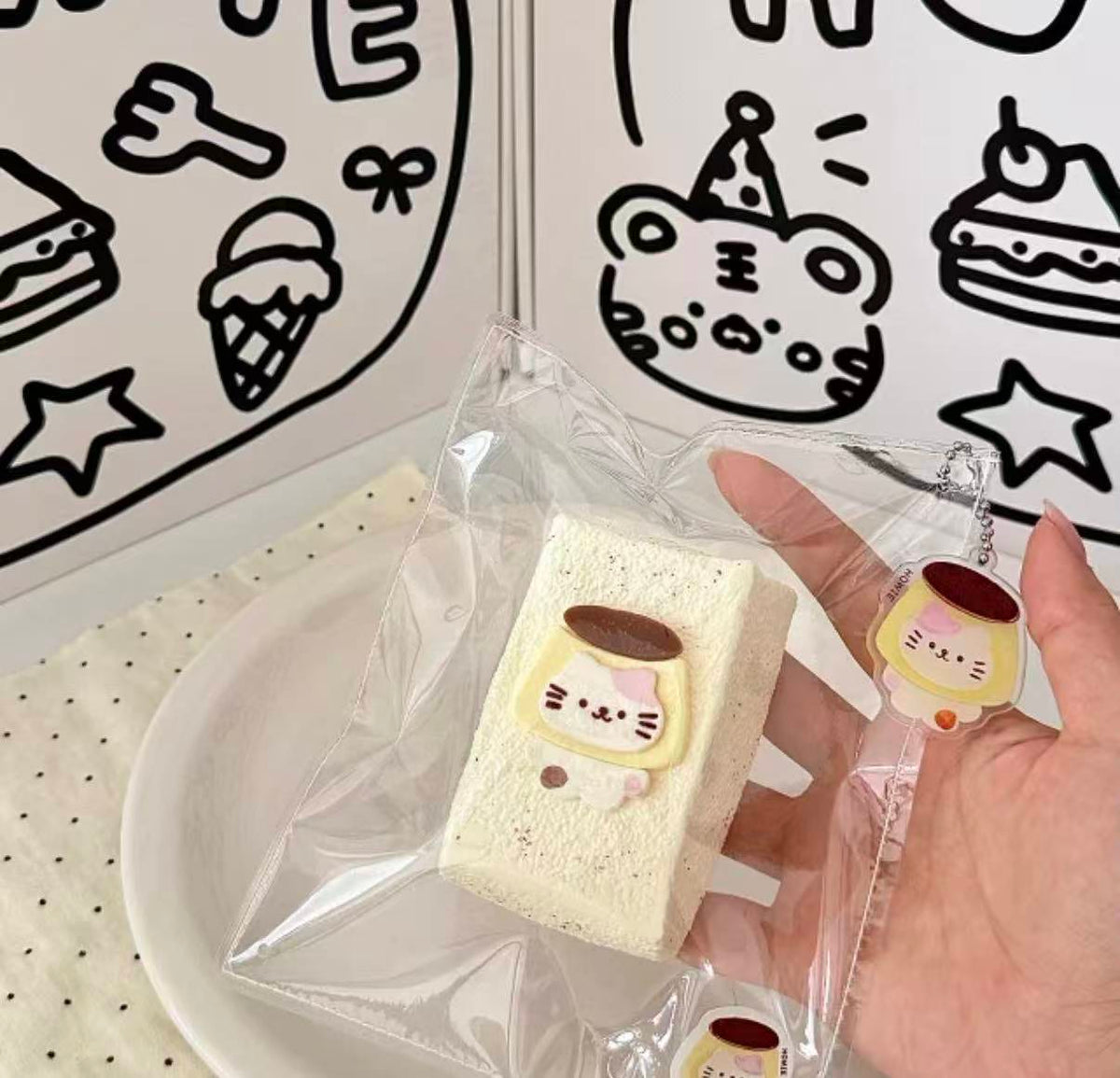 【厚米捏捏事务所-新品予約】柔らかくもちもちしたシリコン製のゆっくり反発するストレス解消用ねんねおもちゃ（予約締切は9月27日19:00）